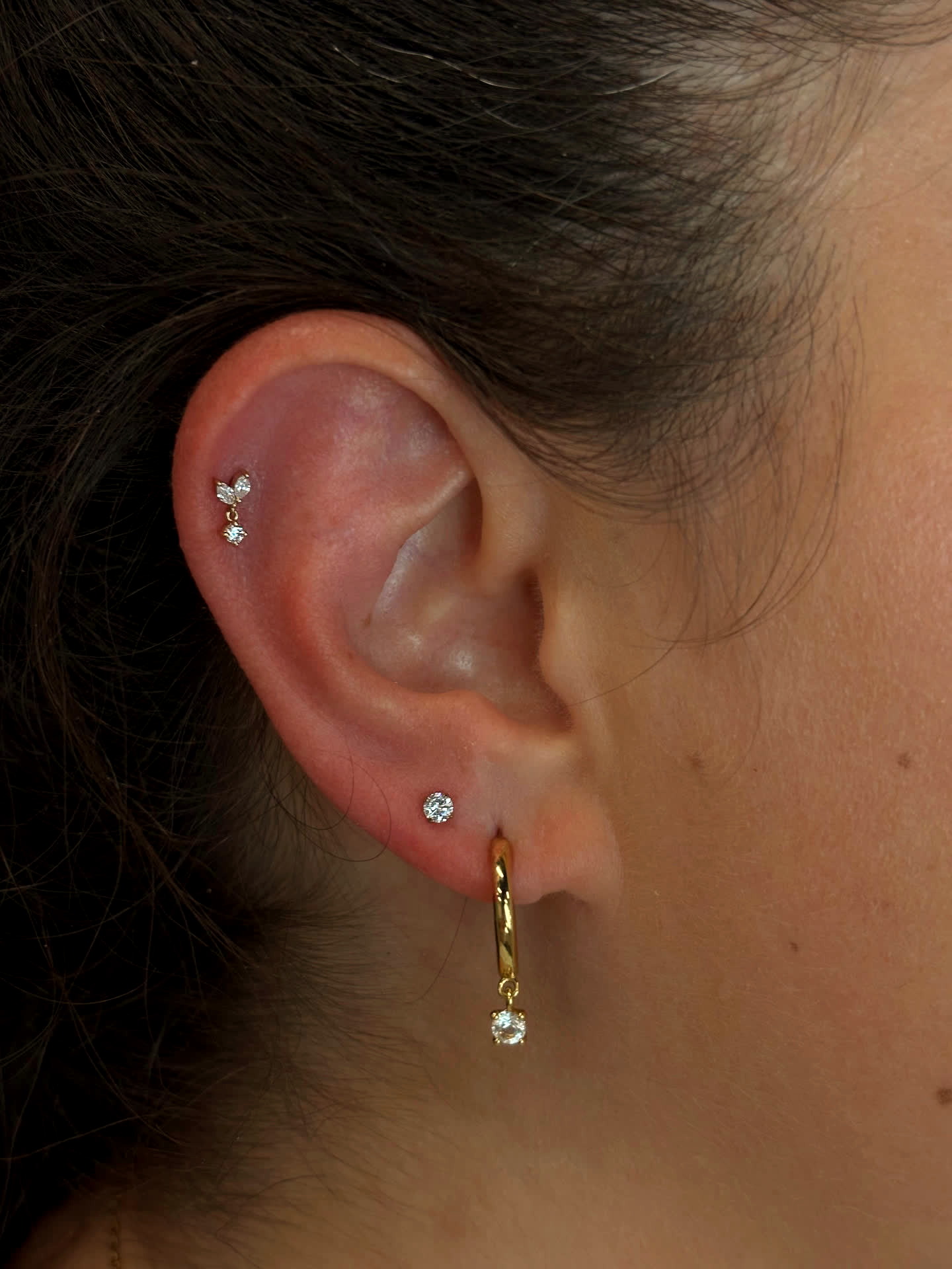 Curated ear piercings
