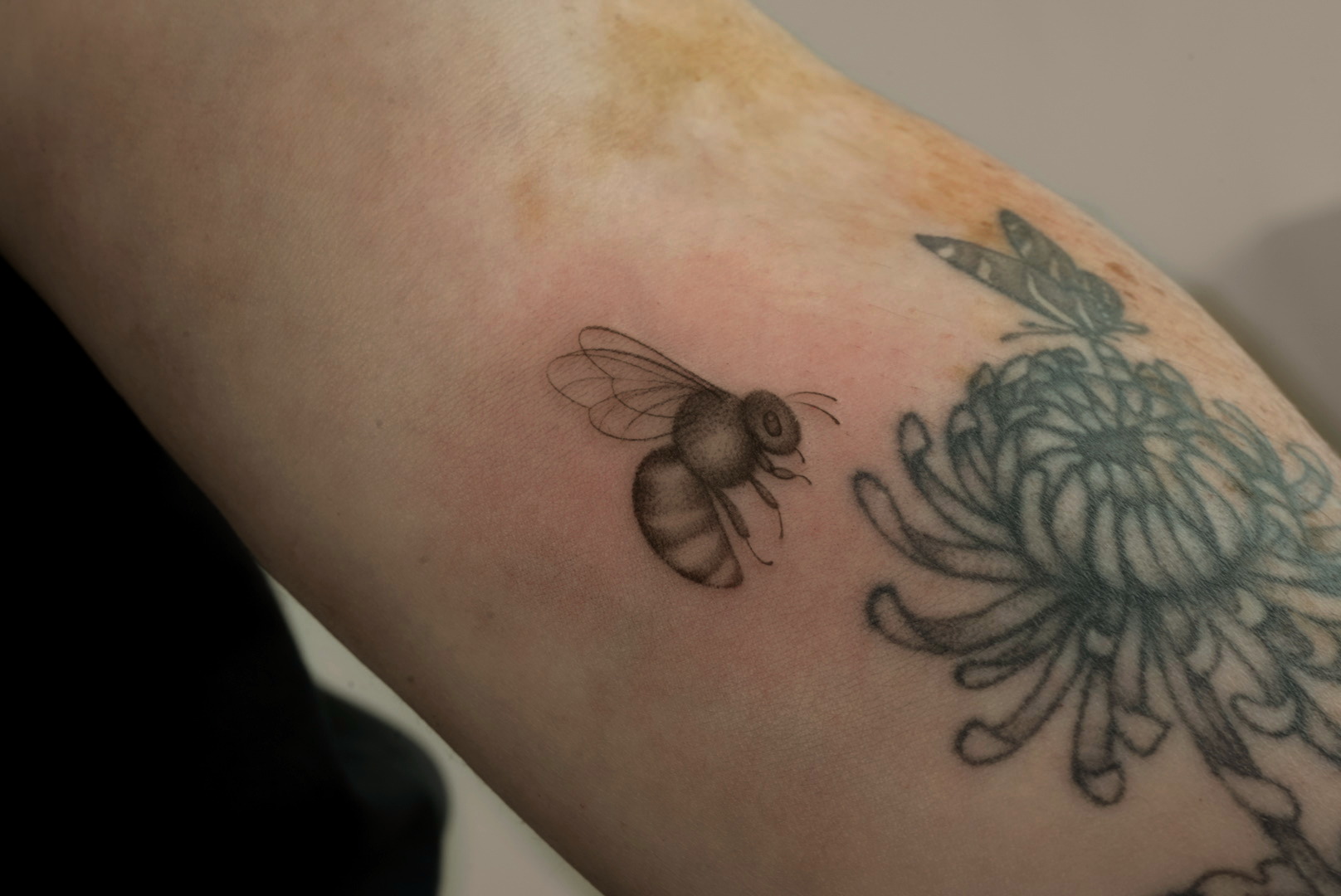 Fine-line tattoo by Studio KEJ