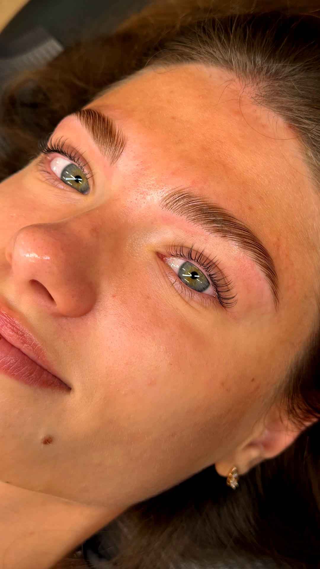Brow lamination and tint